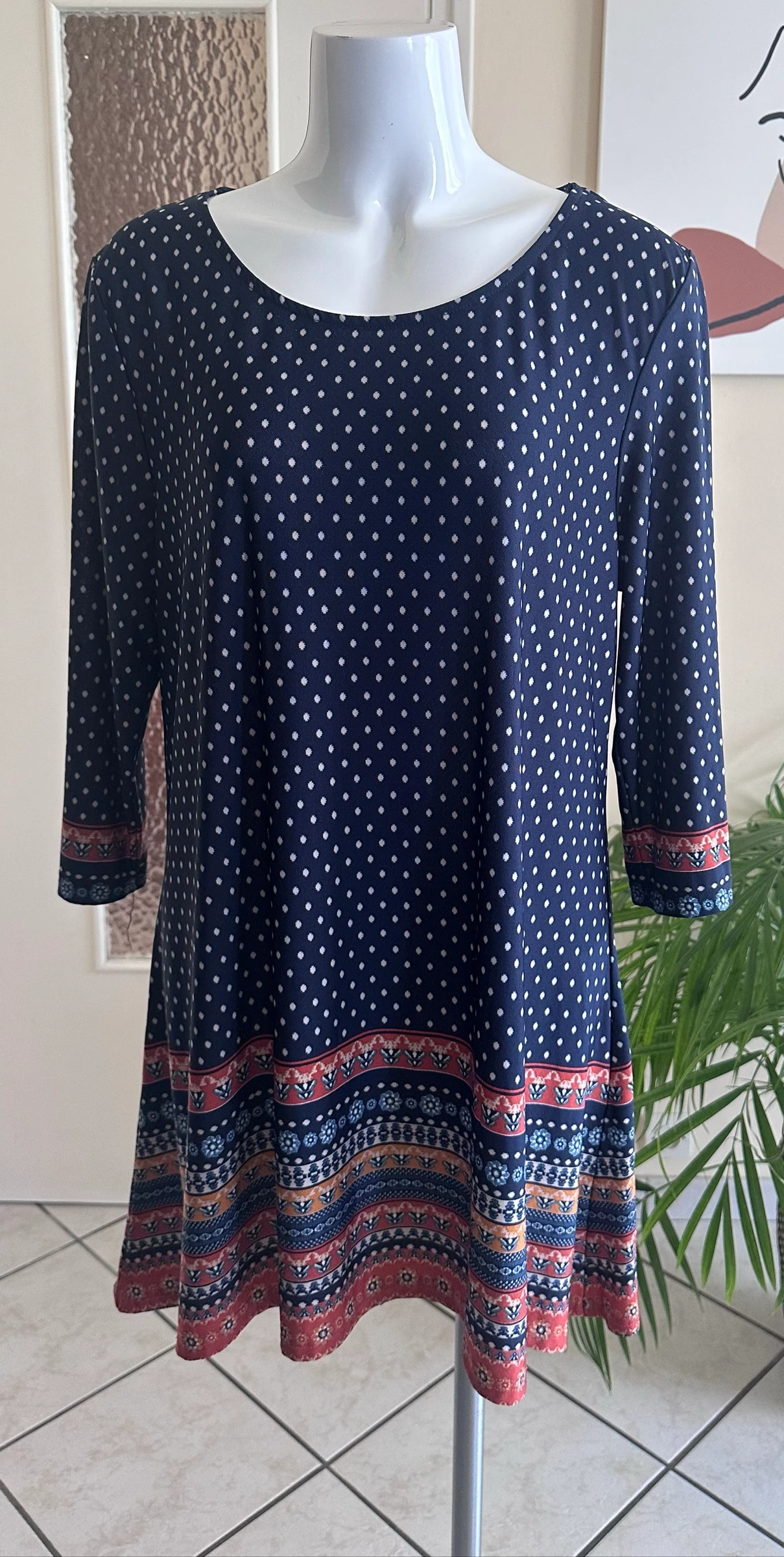 Blusa Túnica Longa Feminina Tamanho 5 – Mangas Longas – Excelente Estado – photo 5